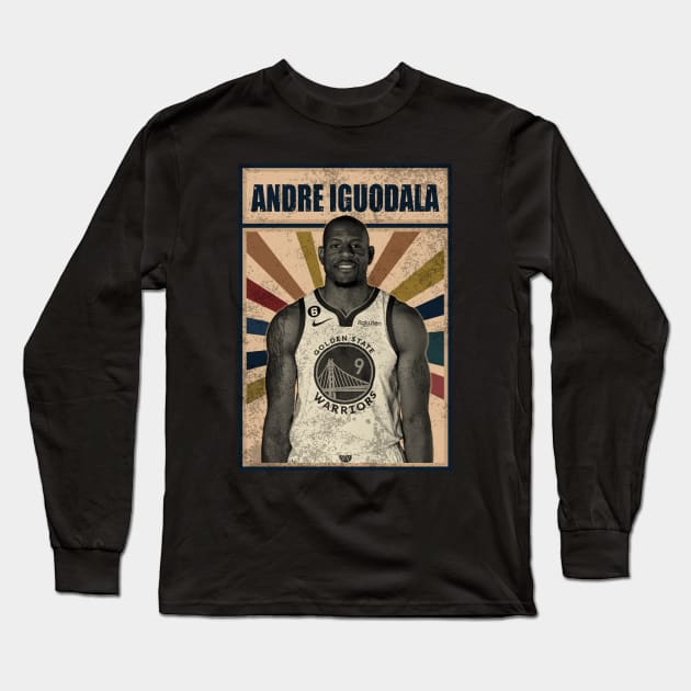 Golden State Warriors Andre Iguodala Long Sleeve T-Shirt by RobinaultCoils